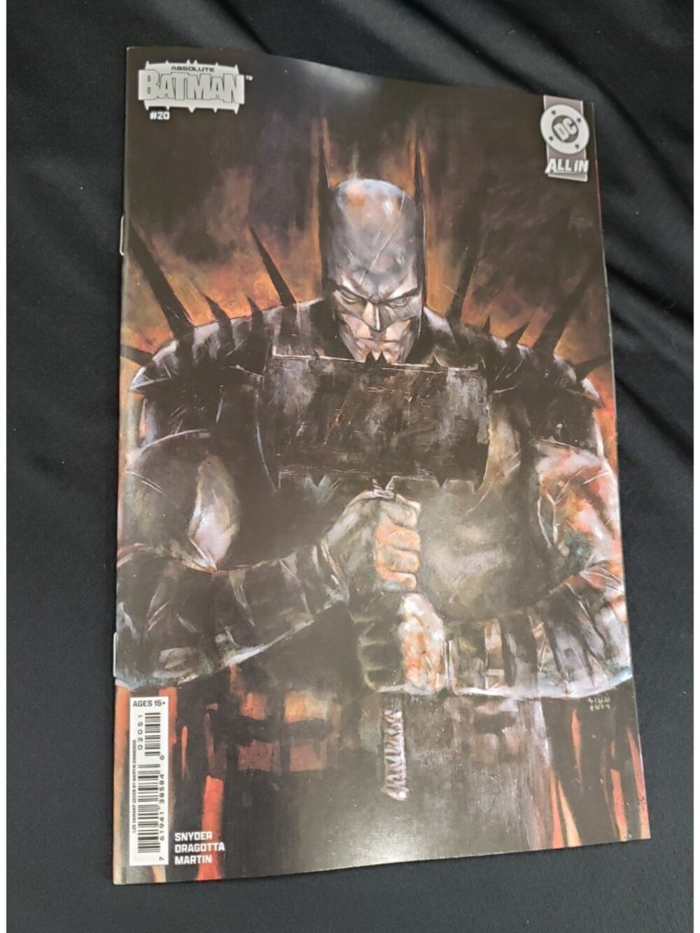 Absolute Batman #20 Martin Simmonds 1:25 1st App Absolute Robins Snyder Dragotta - Picture 3 of 9